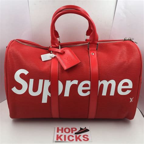 supreme louis vuitton luggage|Louis Vuitton supreme foulard.